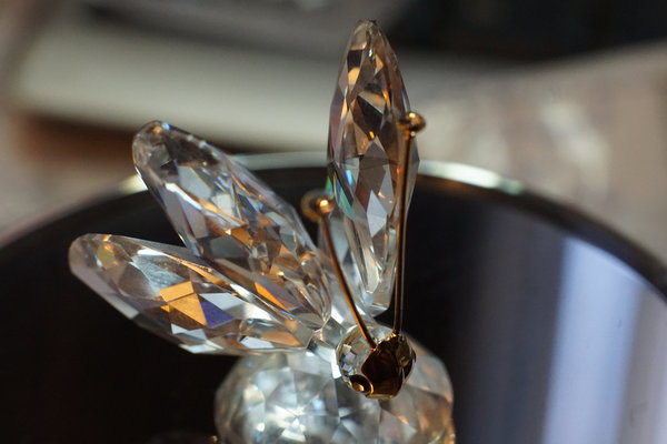 Original Swarovski Figur Schmetterling Silver Crystal