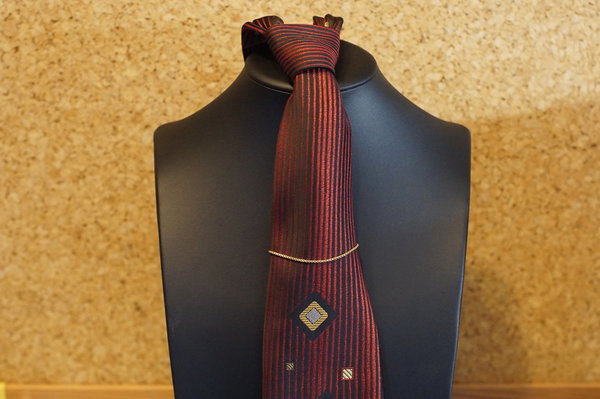 Krawattenkette 750er 18 Karat Gelbgold, Muster Venezianer