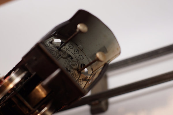 Märklin Dampflok R 880 schwarz Uhrwerk Spur 0 mit Tender R 909, Uhrwerk intakt, mit Schlüssel