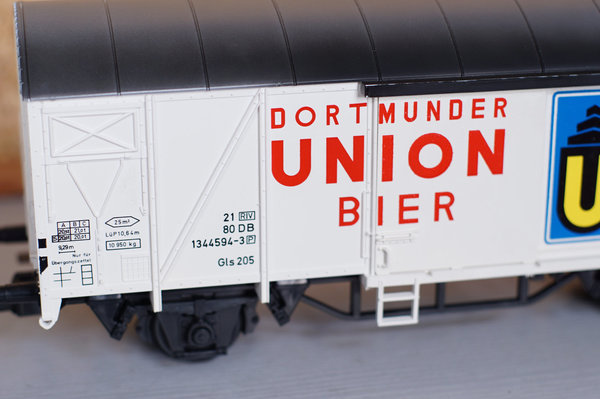 Märklin Bierwagen 5861 "Dortmunder Union Bier" neue Spur 1 in weiß mit OVP