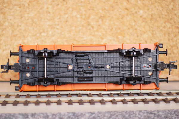 Märklin offener Güterwagen 5855 neue Spur 1 in orange mit OVP